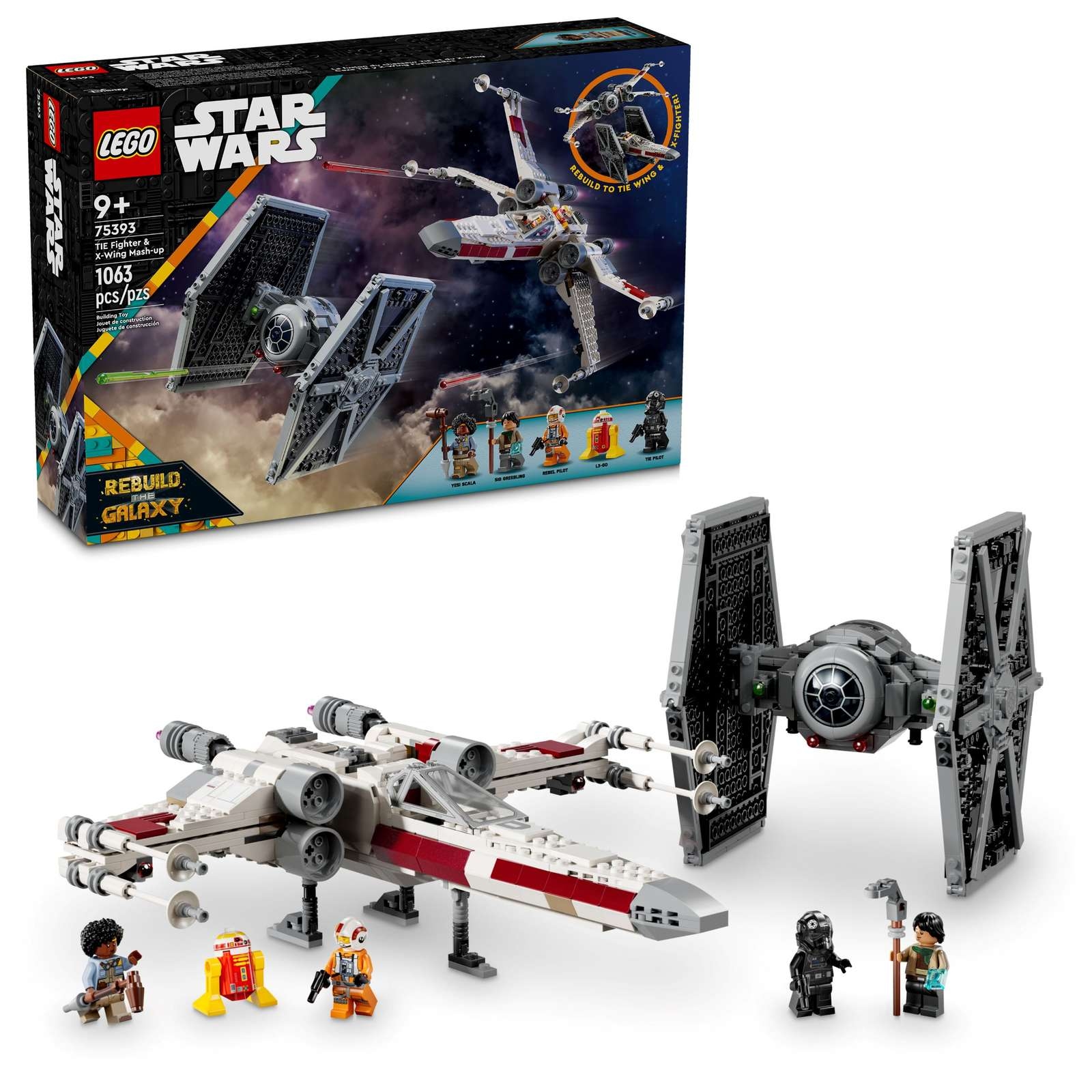 لگو استار وارز TIE Fighter و X-Wing Mash-up
