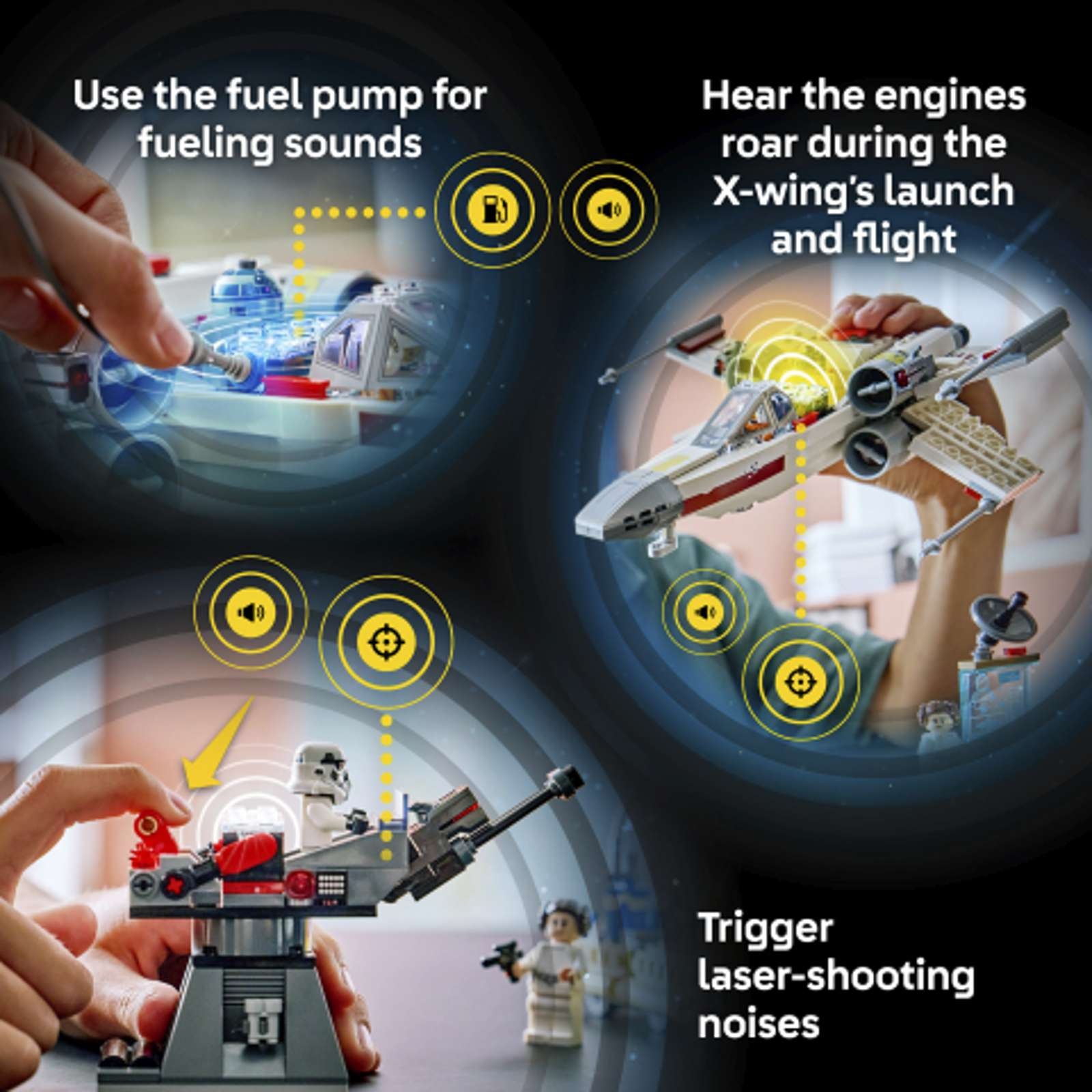 لگو استار وارز 75423 جنگنده Luke's Red Five X-Wing SMART Play