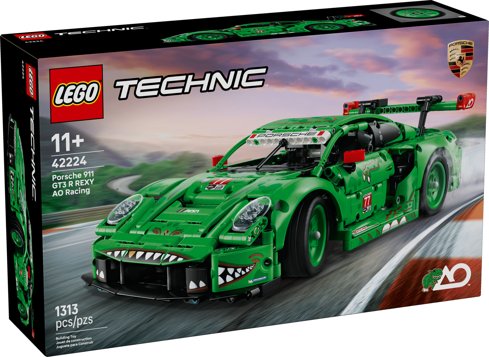 لگو تکنیک پورشه 911 GT3 R REXY AO Racing