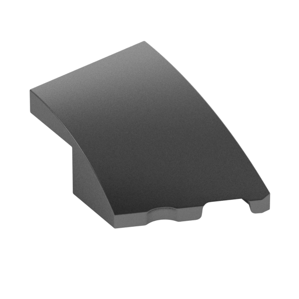 BRICK 2X3, OUTSIDE BOW, RIGHT