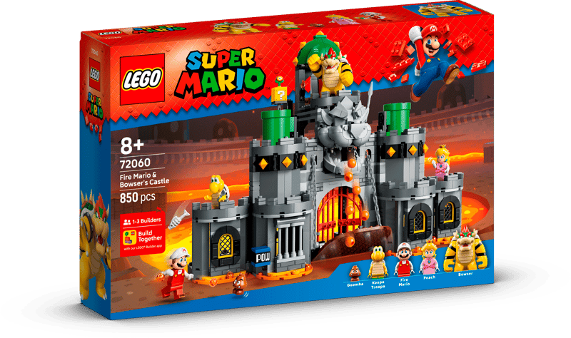 لگو سوپر ماریو قلعه Bowser
