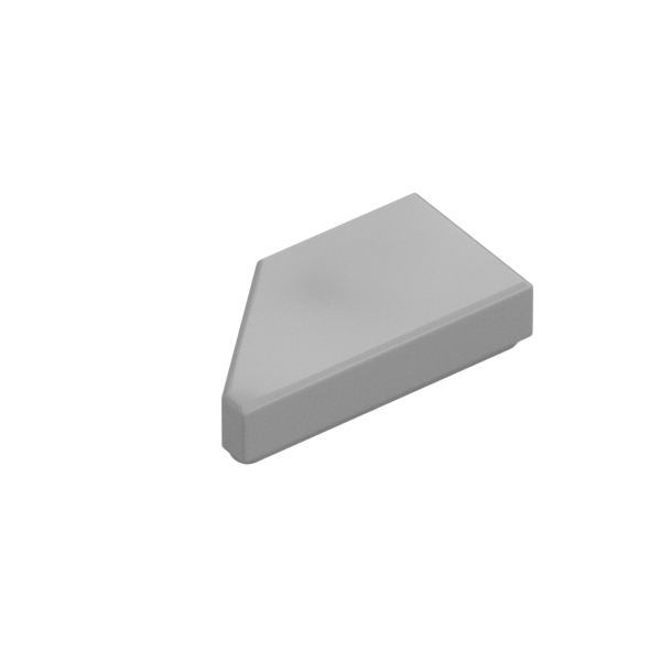TILE 1X2, DEG. 45, CUT, RIGHT, NO. 6