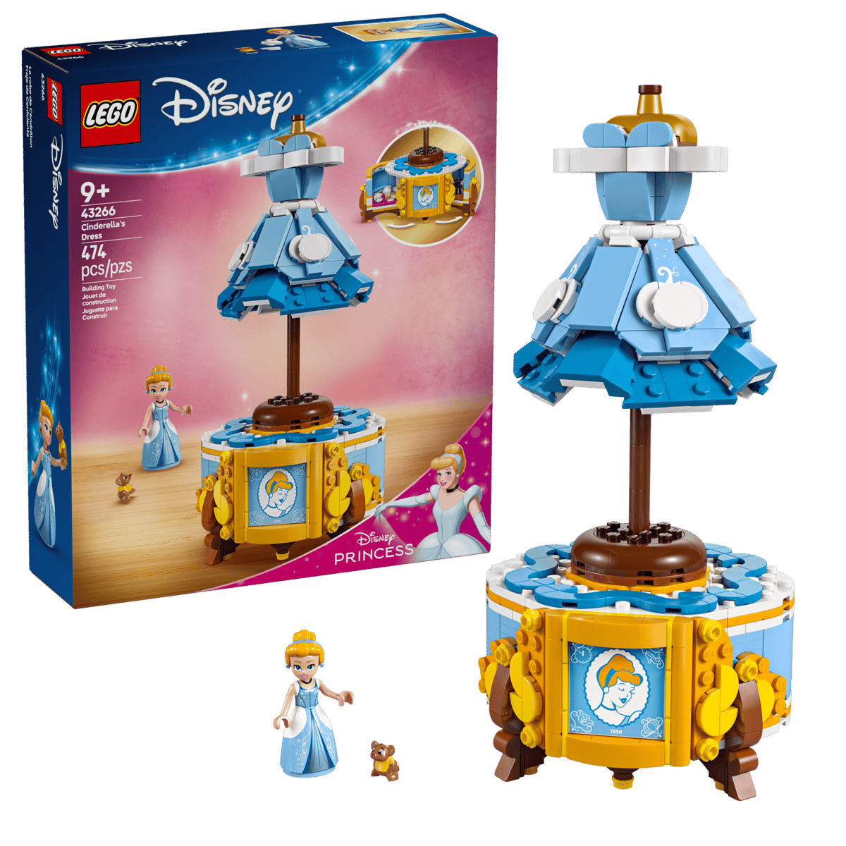 لگو دیزنی پرنسس لباس سیندرلا (Cinderella’s Dress)