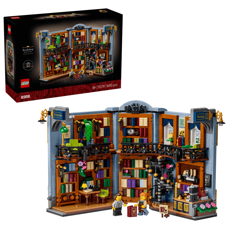 لگو آیکونز کتاب‌فروشی Book Nook