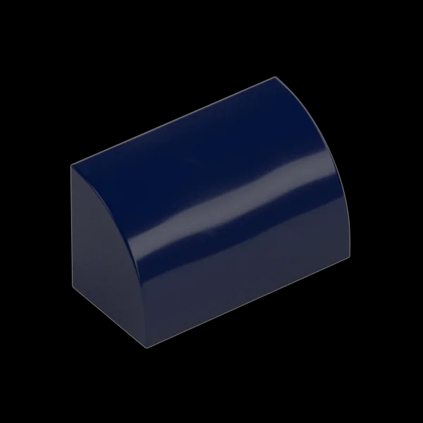 BRICK 1X2, OUTSIDE HALF BOW