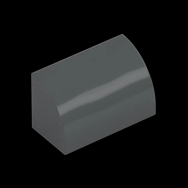 BRICK 1X2, OUTSIDE HALF BOW