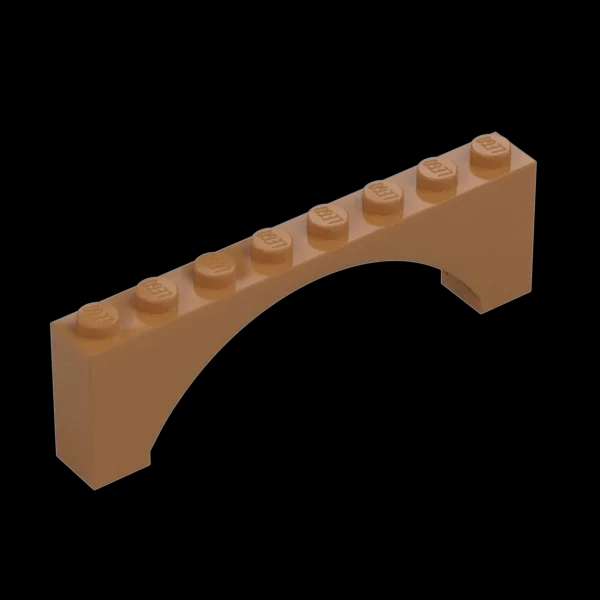BRICK W. BOW 1X8X2