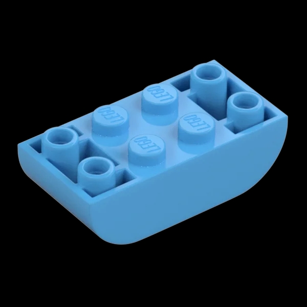 BRICK 2X4, INVERTED, OUTSIDE BOW