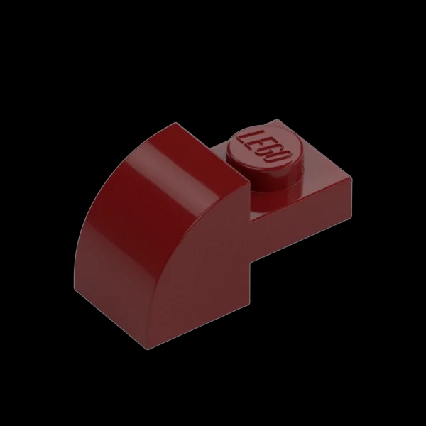 BRICK, 1X2X1, BOW, W/ CUTOUT