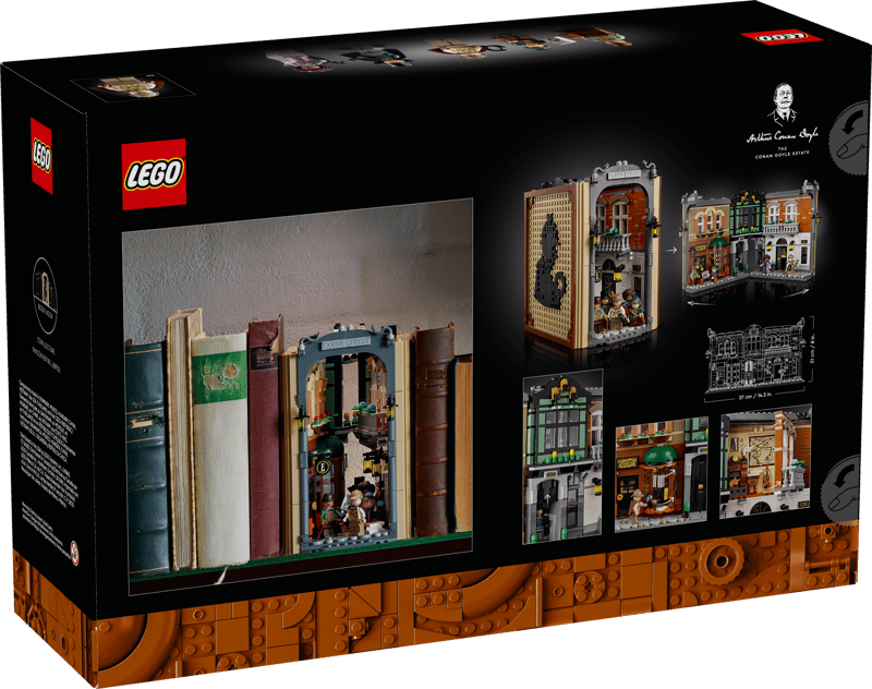 لگو آیکونز کتاب‌نگهدار شرلوک هولمز Sherlock Holmes: Book Nook