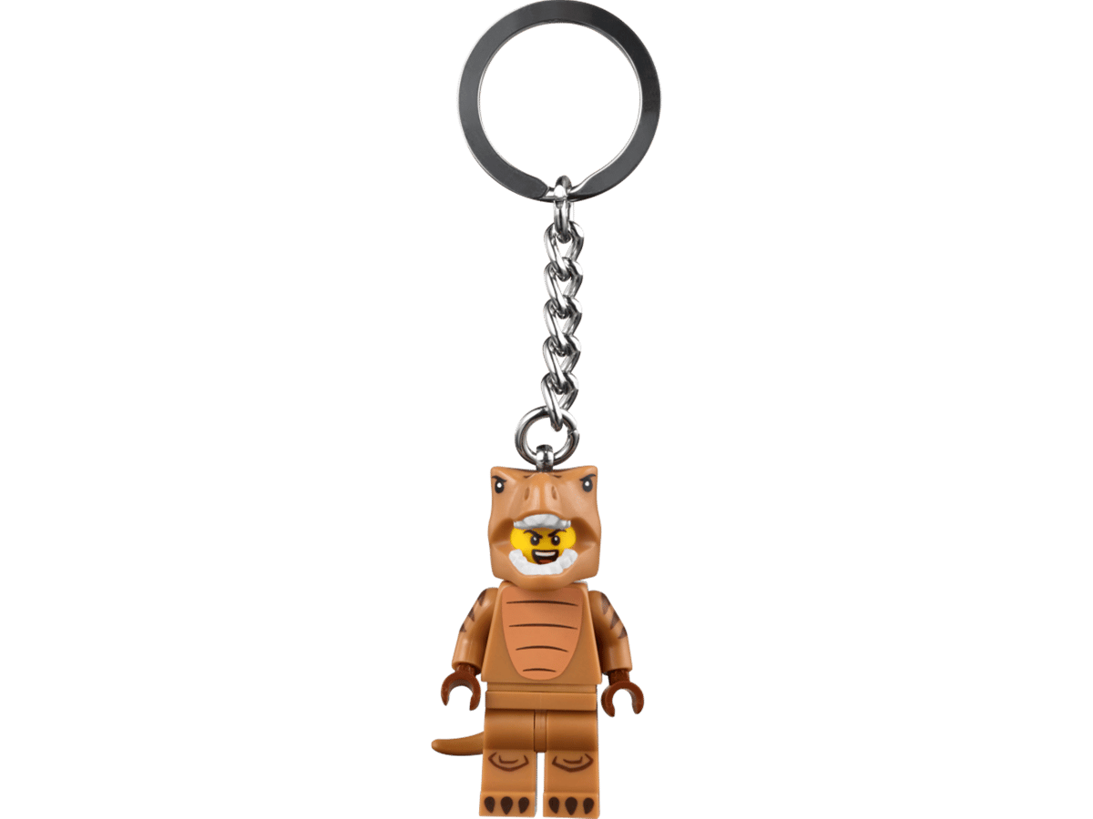 لگو جاکلیدی مرد لباس دایناسور تی‌رکس (T. rex Suit Guy Key Chain)