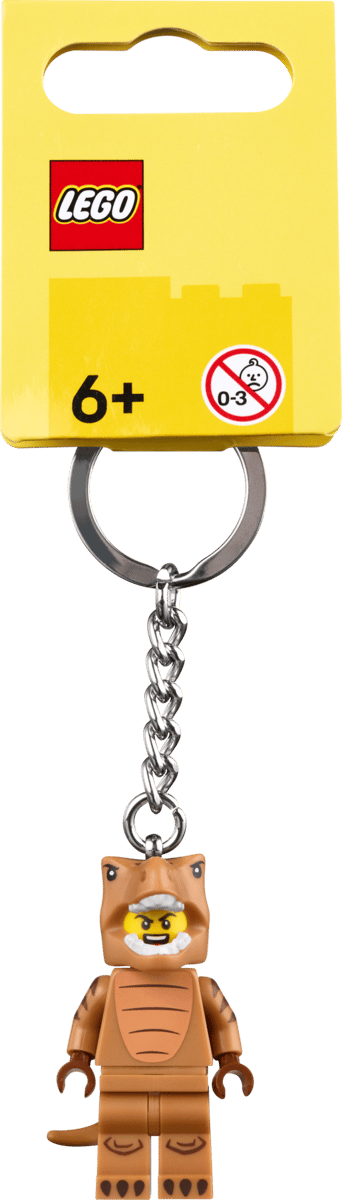 لگو جاکلیدی مرد لباس دایناسور تی‌رکس (T. rex Suit Guy Key Chain)