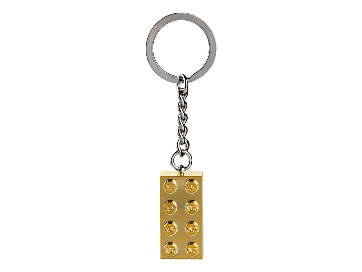 لگو جاکلیدی آجر طلایی لگو (Gold Brick Key Chain)