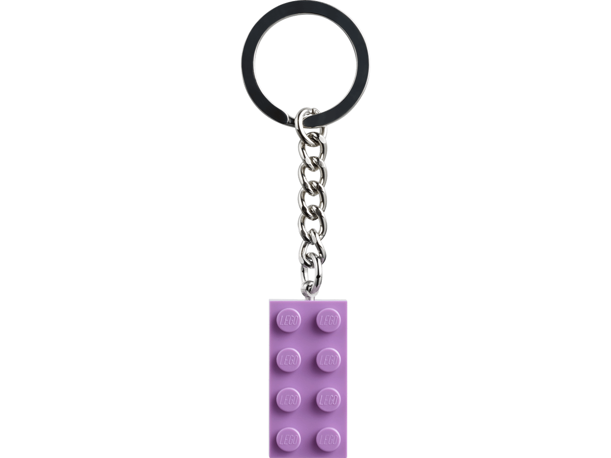 لگو جاکلیدی آجر یاسی لگو (Medium Lavender Brick Key Chain)