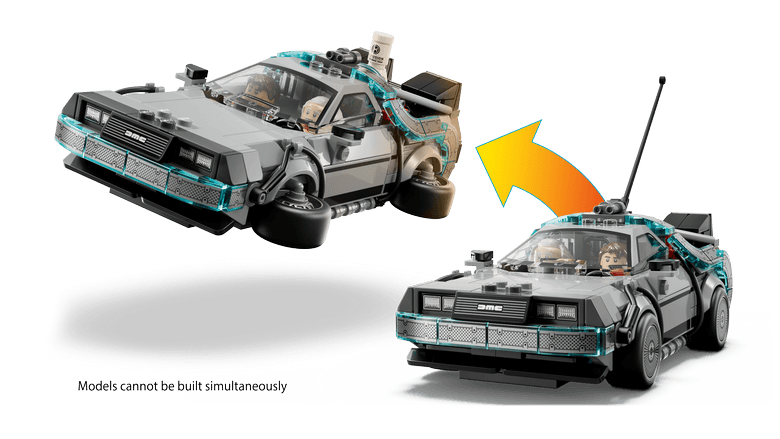 لگو اسپید ماشین زمان  time-machine Back to the Future