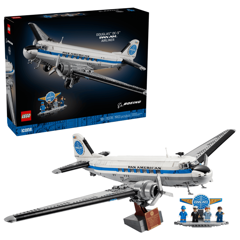 لگو آیکونز Douglas DC-3 PAN AM Airliner