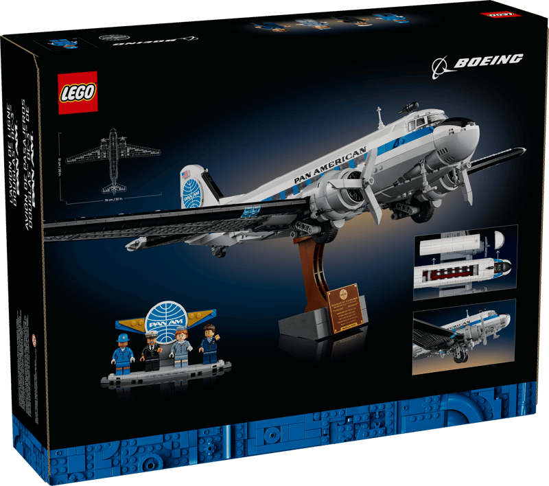 لگو آیکونز Douglas DC-3 PAN AM Airliner