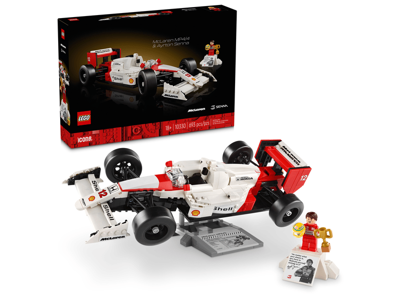 لگو آیکونز McLaren MP4/4 و آیرتون سنا