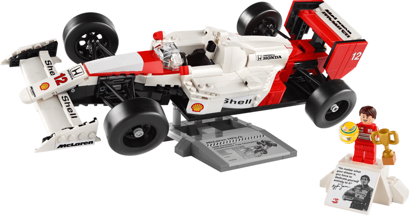 لگو آیکونز McLaren MP4/4 و آیرتون سنا